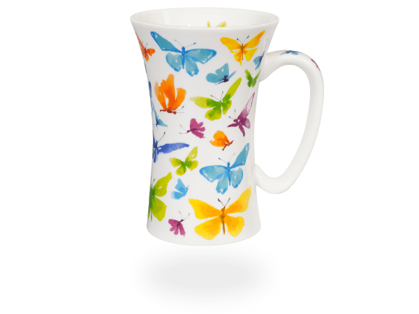 Könitz Tasse Mega Mug "Butterfly" 610ml, Fine Bone China. Teetasse / Kaffeetasse groß