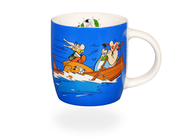 Könitz Tasse "Asterix - Rudern" 350ml, Porzellan. Teetasse / Kaffeetasse Comic-Design